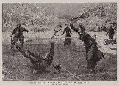 Nepotlačitelní nadšenci, Tenis na sněhu od Arthur Hopkins