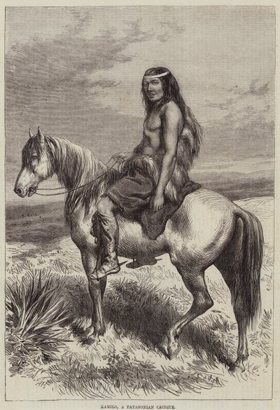 Kamilo, patagonský Cacique od Arthur Hopkins