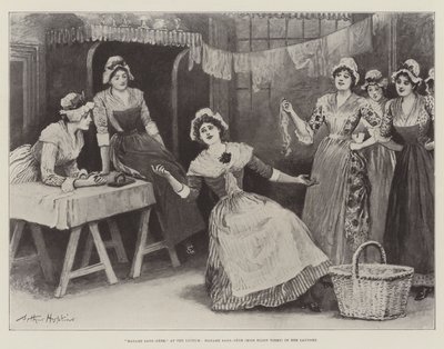 Madame Sans-Gene, v lyceu, Madame Sans-Gene (slečna Ellen Terry) ve své prádelně od Arthur Hopkins
