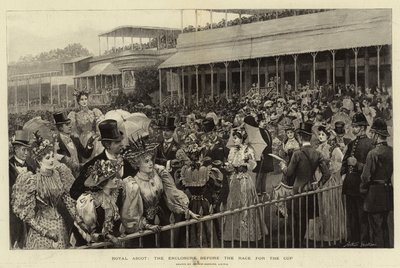 Royal Ascot, ohrada před závodem o pohár od Arthur Hopkins