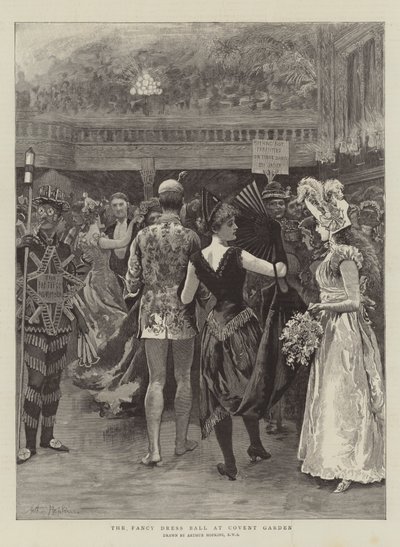 Maškarní ples v Covent Garden od Arthur Hopkins