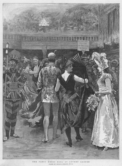 Maškarní ples v Covent Garden od Arthur Hopkins