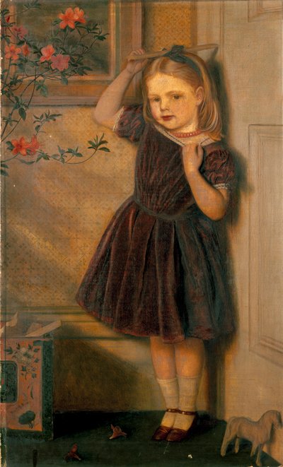 Cecily Ursula, ve věku tří let, vystavovala 1867 od Arthur Hughes