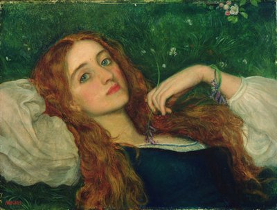 V trávě od Arthur Hughes
