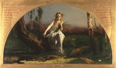 Ofélie od Arthur Hughes