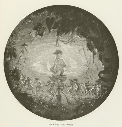 Puk a víly od Arthur Hughes
