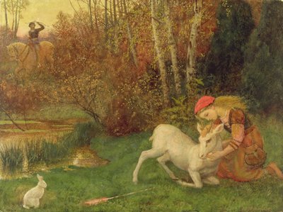 The White Hind, c.1870 (kvaš) od Arthur Hughes