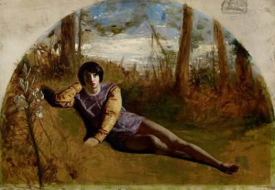 Mladý básník, 1849 od Arthur Hughes