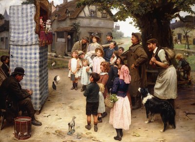 The Punch and Judy Show od Arthur John Elsley