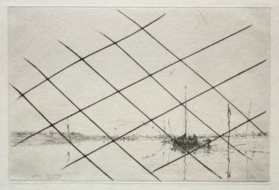 Oyster Grounds (na Essex Creek při odlivu) od Arthur John Trevor Briscoe