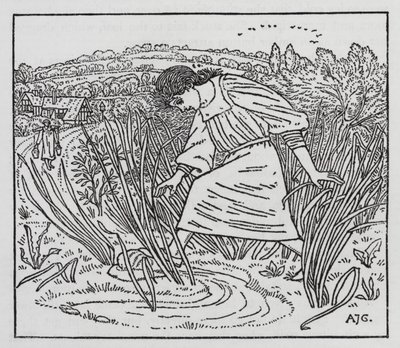 Hans Christian Andersen: Dívka, která šlapala po bochníku (litho) od Arthur Joseph Gaskin