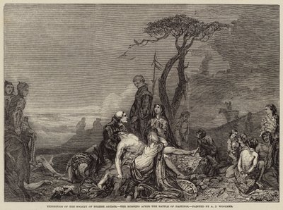 Ráno po bitvě u Hastingsu od Arthur Joseph Woolmer