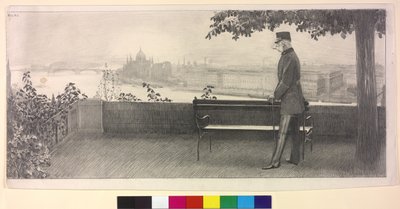 Rakouský císař František Josef I. od Arthur Lajos Halmi