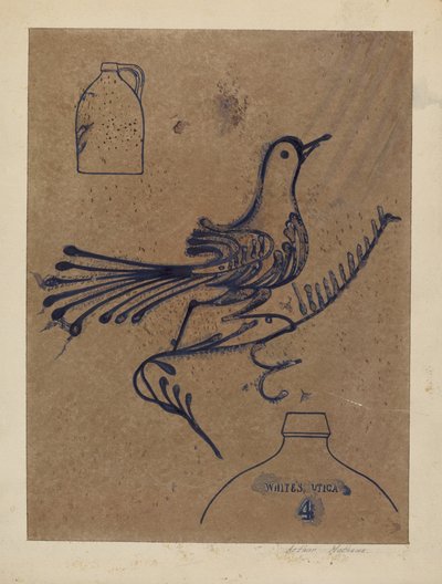 Kameninový džbán, c. 1937. od Arthur Matthews