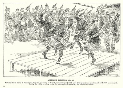 Highland Gathering (litografie) od Arthur Moreland