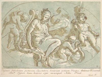 Venuše obklopená Puttim, ca. 1735. od Arthur Pond