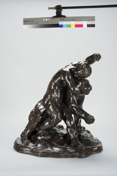 Puma a dítě (bronz) od Arthur Putnam