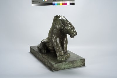 Puma na stráži (bronzová) od Arthur Putnam