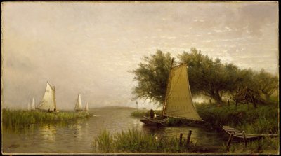 Na Synepuxent Bay, Maryland, 1876 od Arthur Quartley