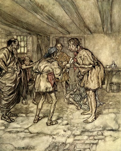 Sen noci svatojánské od Arthur Rackham