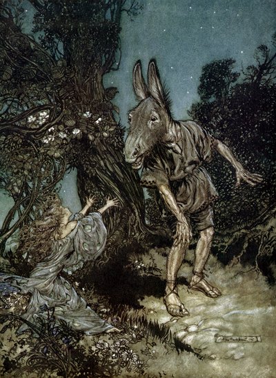 Sen noci svatojánské od Arthur Rackham
