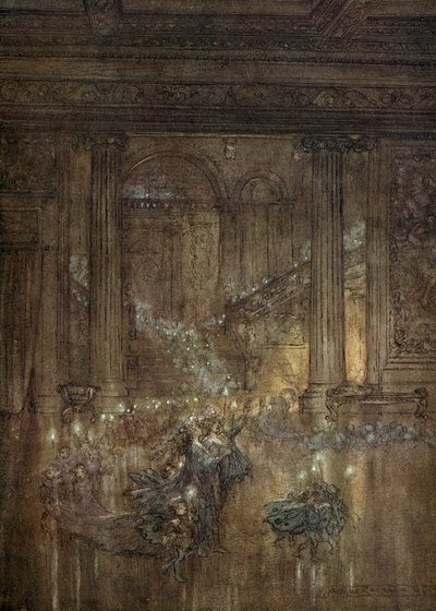 Sen noci svatojánské od Arthur Rackham
