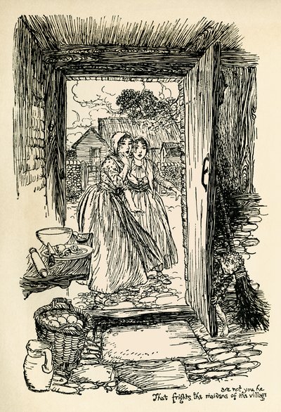 Sen noci svatojánské od Arthur Rackham