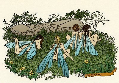 Sen noci svatojánské od Williama Shakespeara od Arthur Rackham