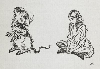 Alice a myš od Arthur Rackham