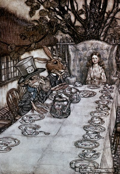 Alenka v říši divů, 1917 od Arthur Rackham