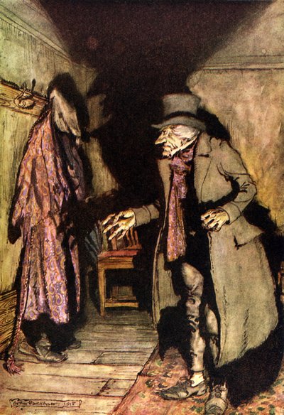 Vánoční koleda Charlese Dickense od Arthur Rackham