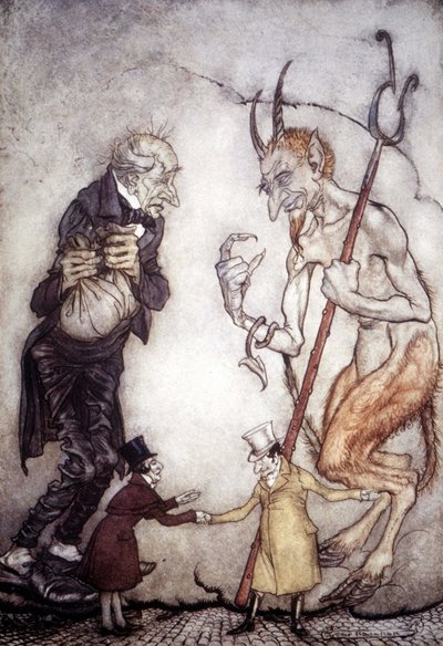 Vánoční příběh Charlese Dickense (1812 - 1872), ilustrace Arthur Rackham (1867-1939) od Arthur Rackham