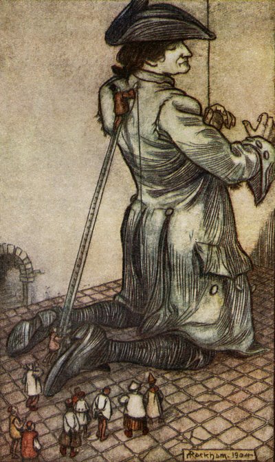 Gulliverovy cesty od Jonathana Swifta od Arthur Rackham