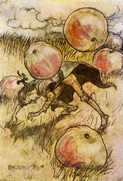 Gulliverovy cesty od Jonathana Swifta od Arthur Rackham