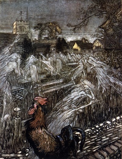 Ilustrace Arthur RACKHAM (1867-1939) pro Sen letní noci od Williama SHAKESPEARE od Arthur Rackham