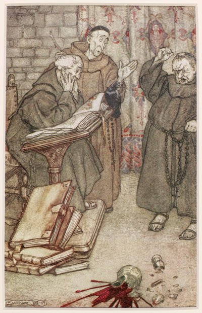 Ilustrace Kavka z Remeše, 1907 od Arthur Rackham