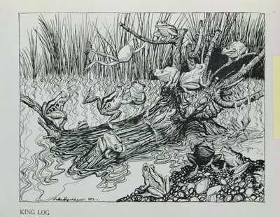 King Log, ilustrace z 