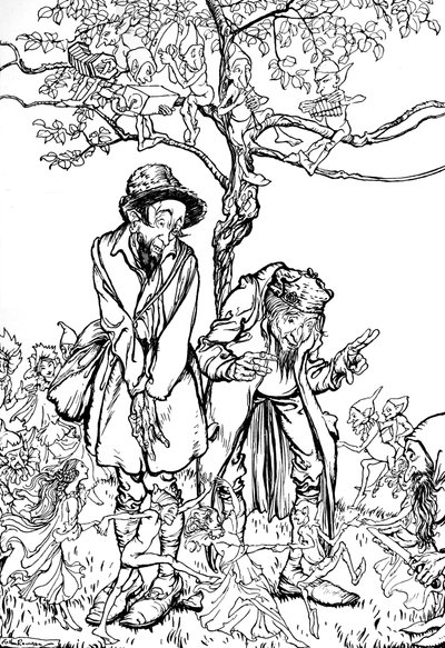 Bratr a sestřička, 1917, 1923 od Arthur Rackham