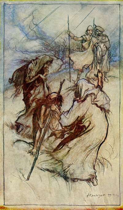 Macbeth od Williama Shakespeara od Arthur Rackham