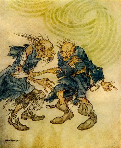Rukopis nalezený v láhvi od Edgara Allana Poea od Arthur Rackham