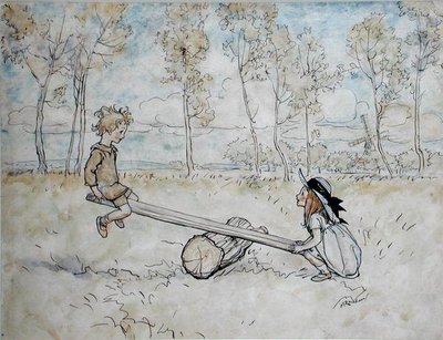 Vidíš, viděl, Margery Daw od Arthur Rackham