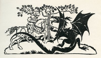 Svatý Jiří z Merrie Anglie od Arthur Rackham