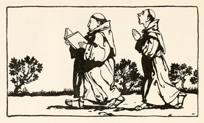 Hag seděla u zdi, z Morgans Frenzy v Irish Fairy Tales od Arthur Rackham