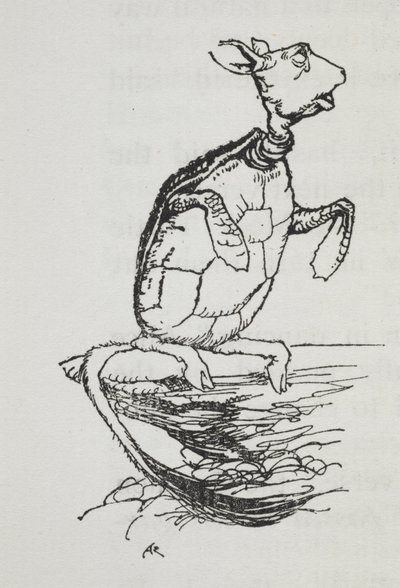 Mock želva od Arthur Rackham