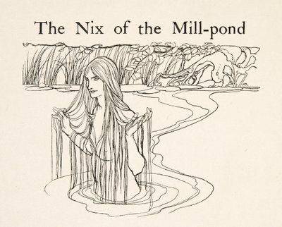 The Nix of the Mill-Pond, from Little Brother & Little Sister and Other Tales by the Brothers Grimm, pub. 1917 (litho) od Arthur Rackham