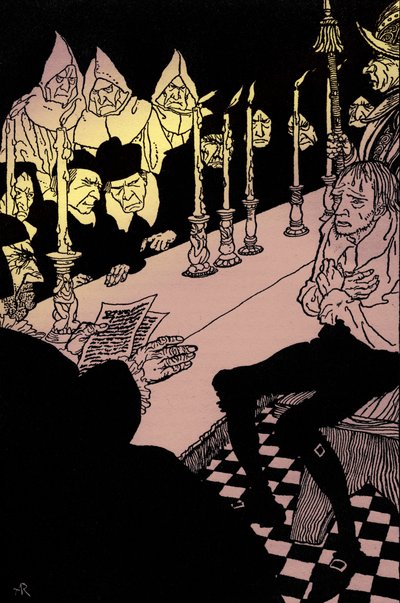 „Jáma a kyvadlo“ od Edgara Allana Poea od Arthur Rackham