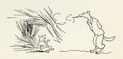 Tři malé prasátka od Arthur Rackham