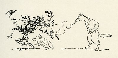 Tři malé prasátka od Arthur Rackham
