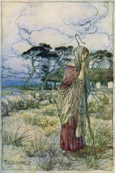 Zimní příběh od Williama Shakespeara od Arthur Rackham
