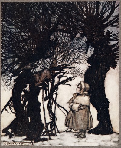 Varovali ji .., od Petera Pana v Kensington Gardens od J. M. Barrieho (1860 - 1937), hospoda. 1906 od Arthur Rackham